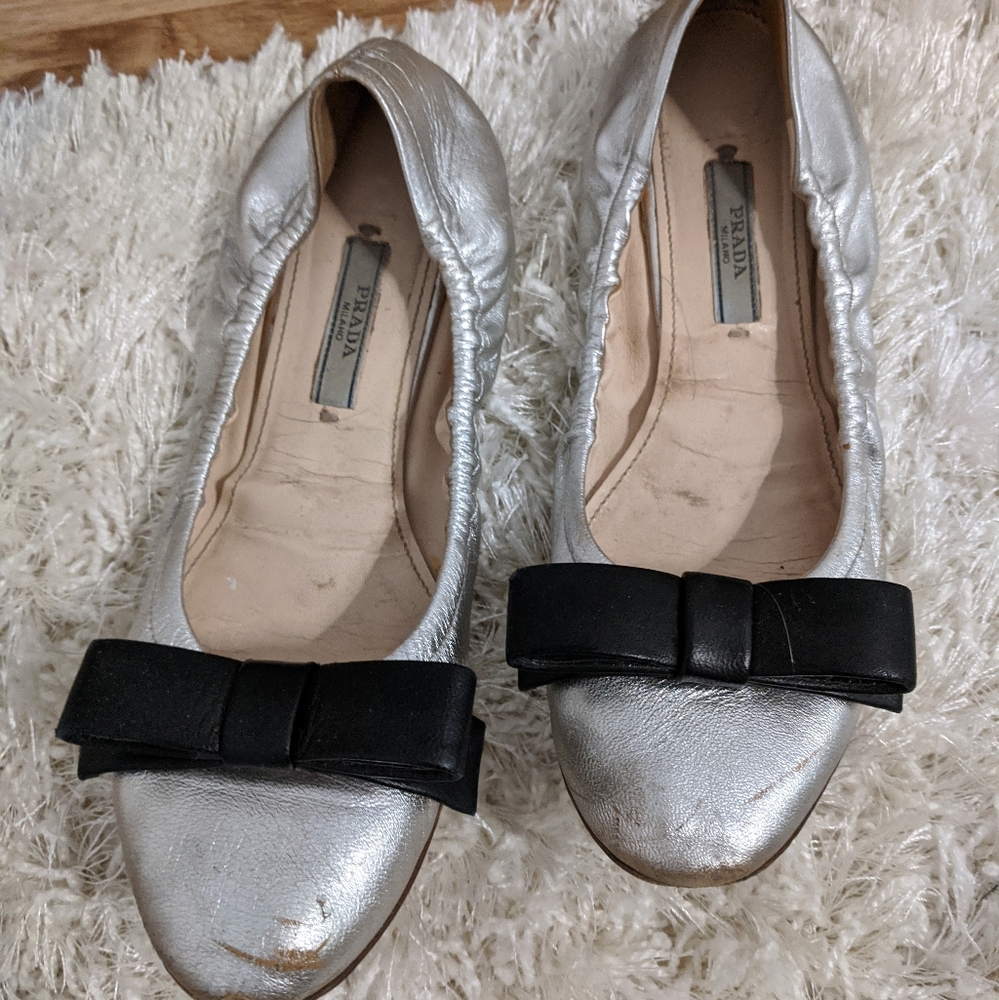 Prada ballet flats